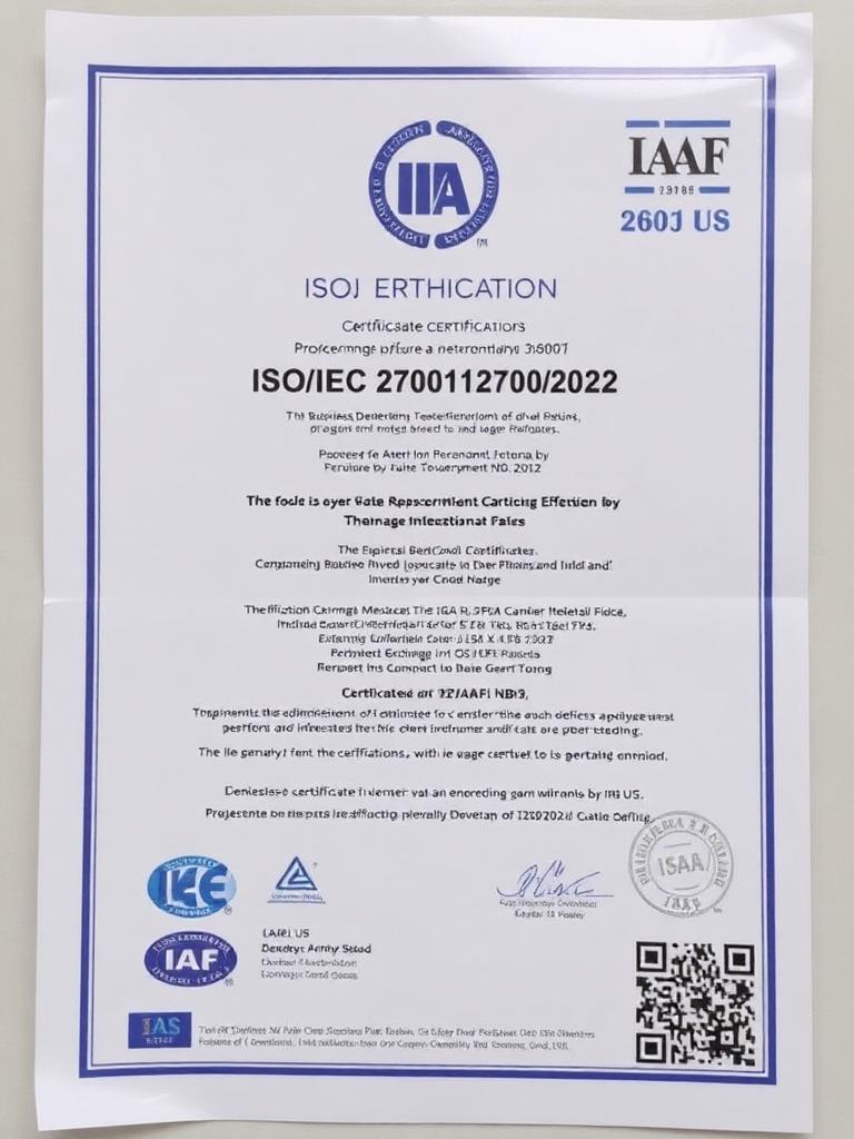 ISO/IEC 27001:2022 гэрчилгээ